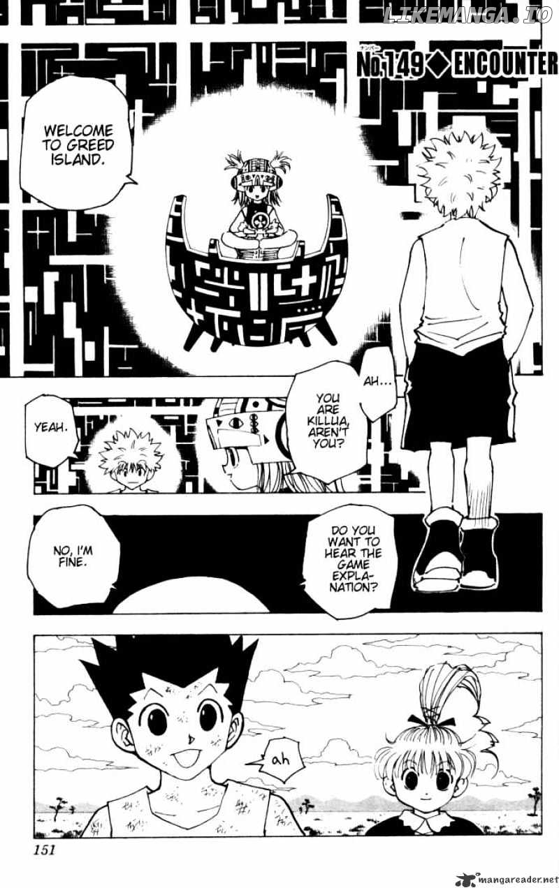 Hunter x Hunter, Chapter 149 image 01
